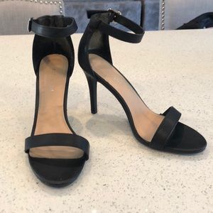 Madden Girl black ankle strap heel